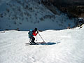 Discesa dal monte Forcella