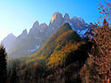 Agner di primo mattino da Col di Prà