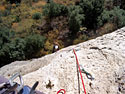 Terzo tiro: grande continuità su bella placca 6b+