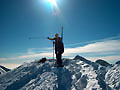 Sulla cima del Sestier