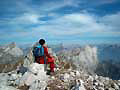 Sulla cima del monte Antander