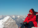 Sulla cima: Crep nudo, Campanil di Val Montanaia