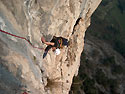 Sul VII tiro: diedro giallo 6a 6c